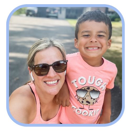 Caitlin and son